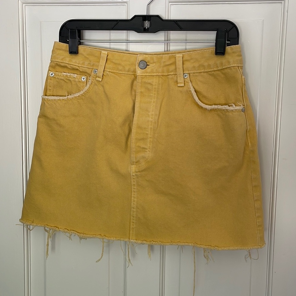 Boyish Denim Mini Skirt